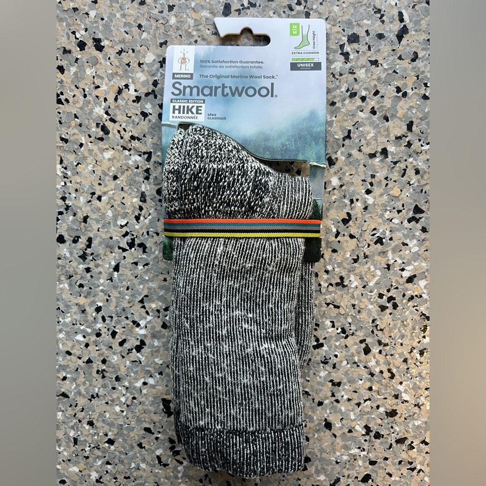 Smartwool Hike Sock Classic edition extra cushion unisex color:black #3463